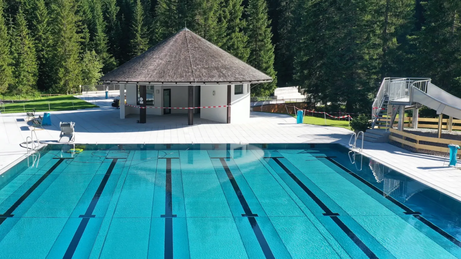 lech waldschwimmbad oesterreich 25m becken fun