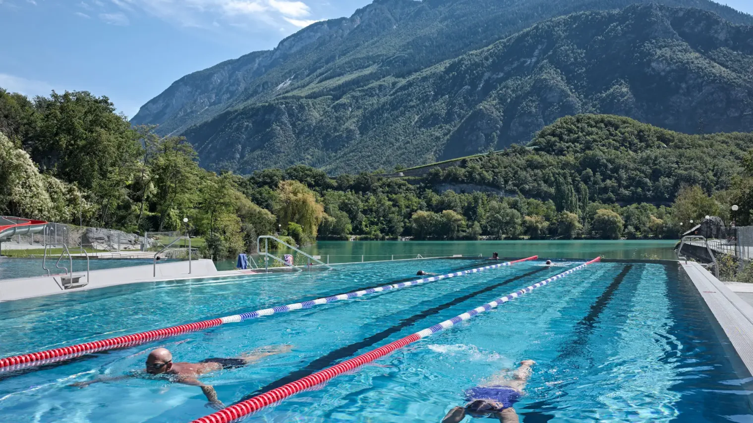 sierre bains de géronde schweiz 25m sportbecken sport